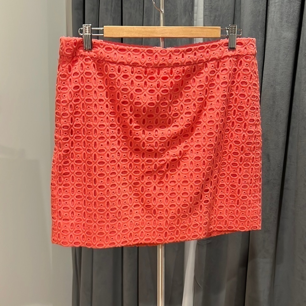 J. Crew pink preppy Barbie core skirt